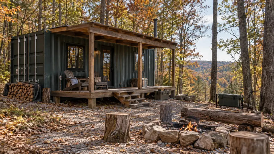 Container Cabin Ideas for a Weekend or Hunting Property