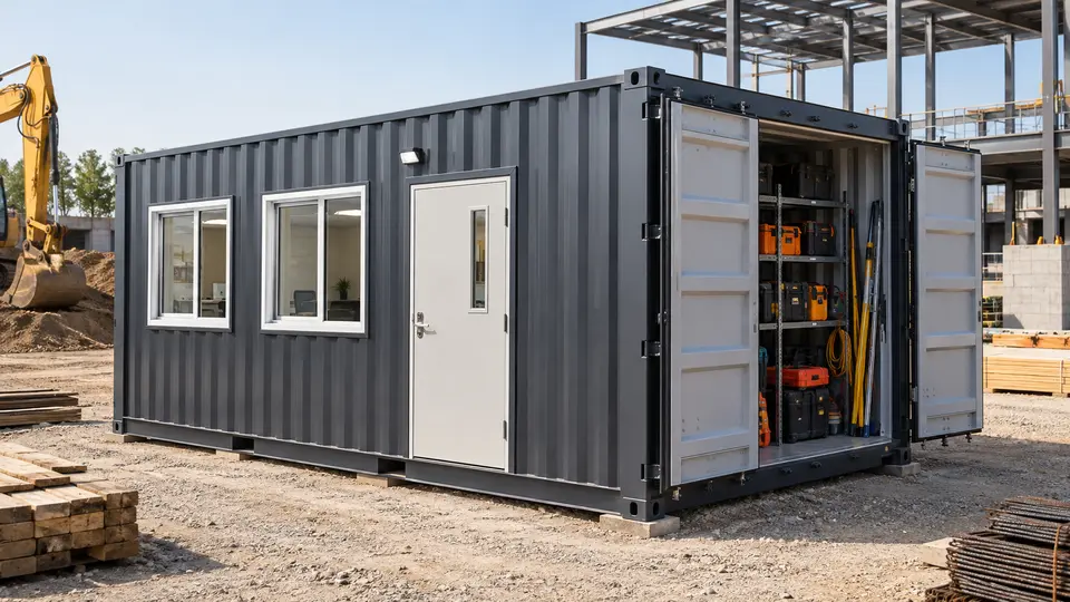 Jobsite Office Containers: Storage and Workspace in One Footprint