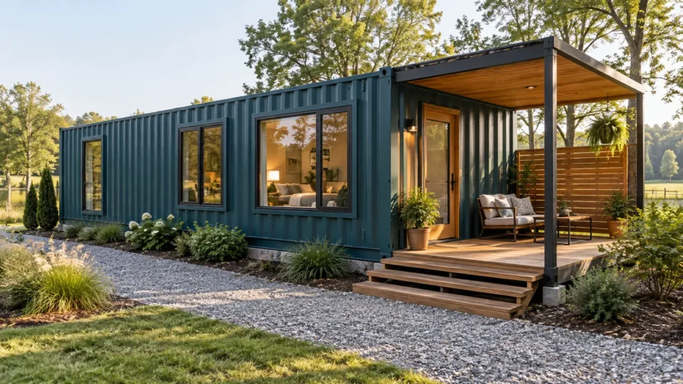 One-Bedroom Shipping Container Home Ideas for Small-Space Living