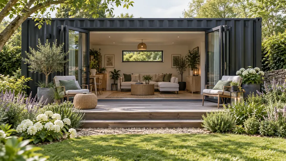 Shipping Container Garden Room Ideas