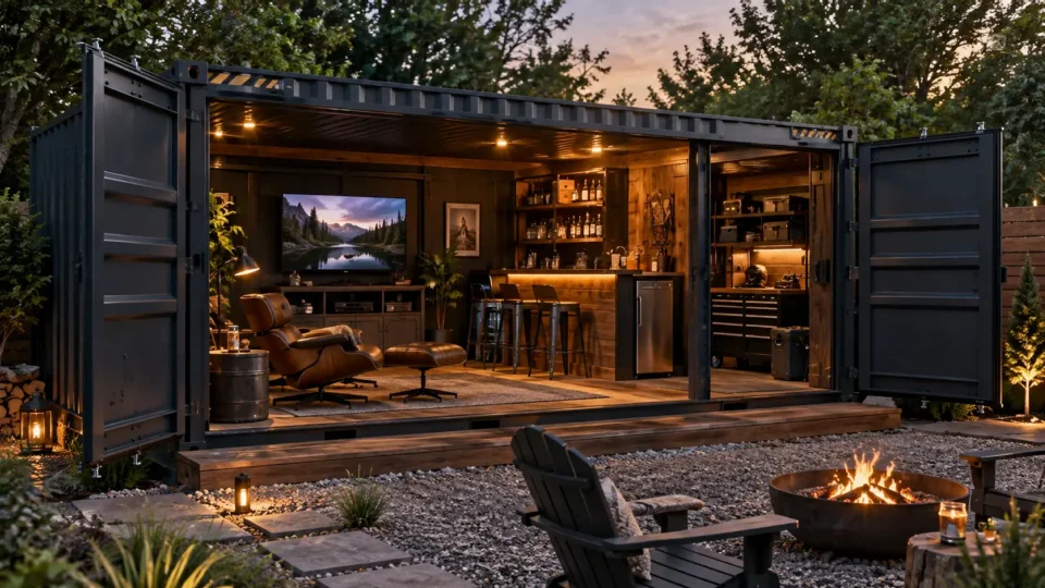 Shipping Container Man Cave Ideas: Build a Space of Your Own